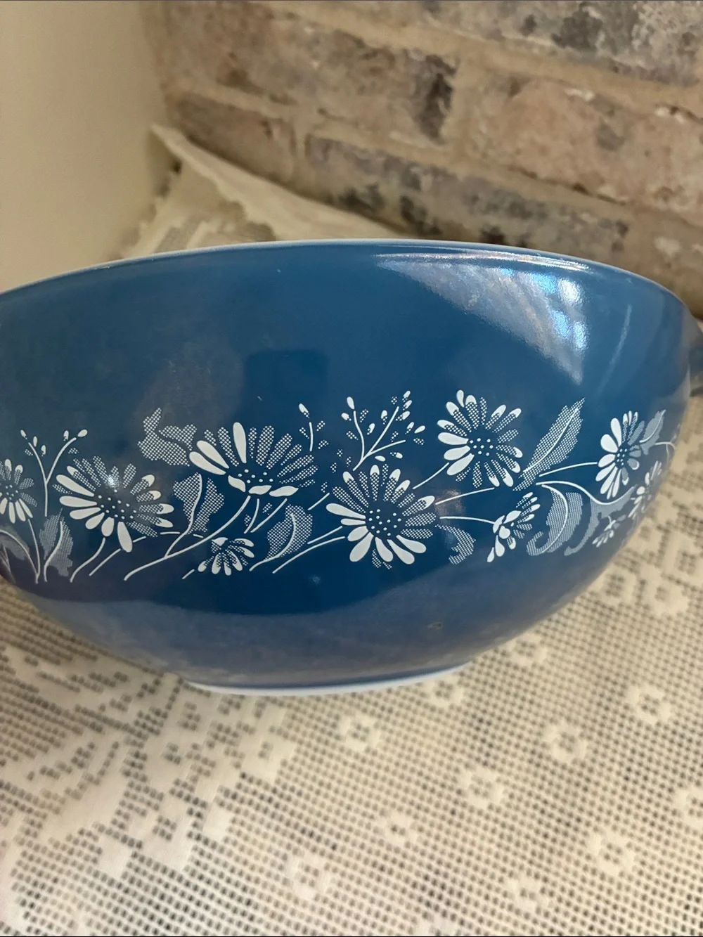 Vintage Pyrex 444 ColonialMist 4 Quart Cinderella Bowl